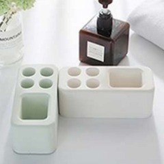 日本式歯ブラシ収納ホテル浴室収納洗面用品珪藻土歯ブラシ座大メーカー直販