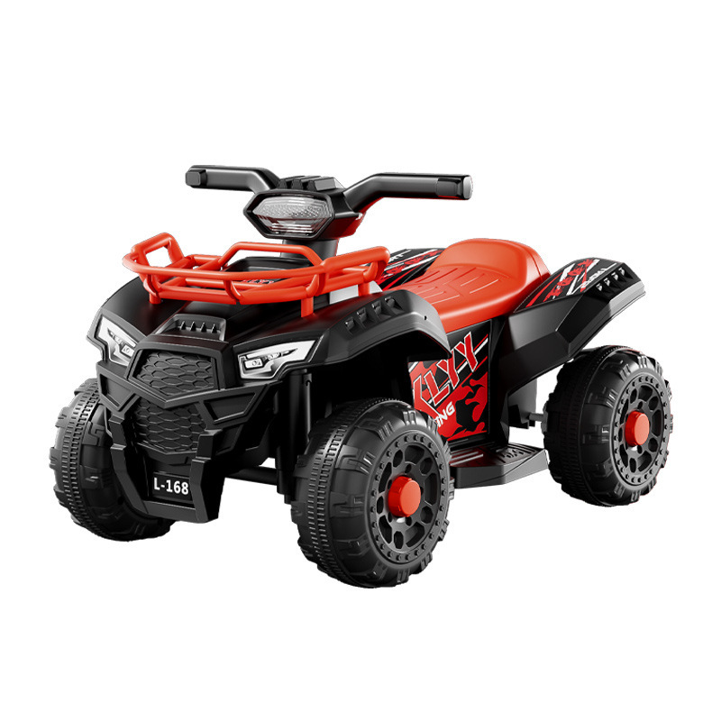 Transfronterizos para niños 6v motocicleta eléctrica ATV motocicleta todoterreno cuatro ruedas niños coche de playa coche eléctrico para niños y niñas