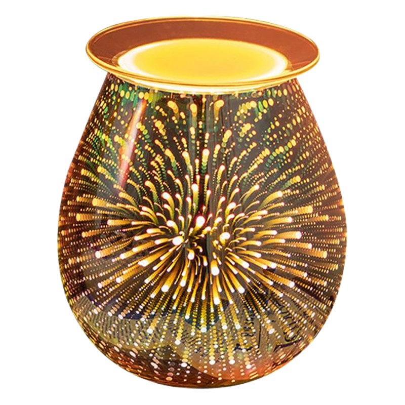 Трансграничная коммерция 3D Стеклянная лампа Ароматная лампа бытовой подключаемой подогрев плавления восковая лампа ароматизатор светодиодный теплый свет