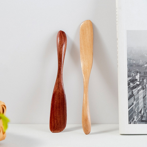 Japanese-style wooden spatula baking scraper home sweet knife dumpling filling knife filling knife tableware factory wholesale