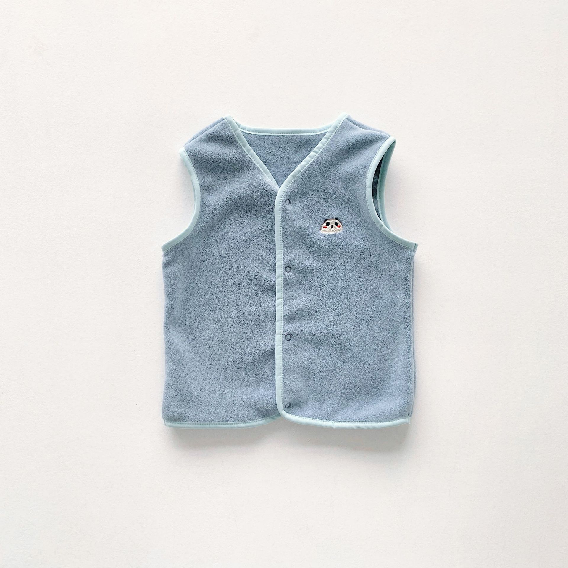 Junchun chaleco de bebé de estilo japonés primavera y otoño chaleco escolar de bebé para niños y niñas invierno polar chaleco de algodón para niños