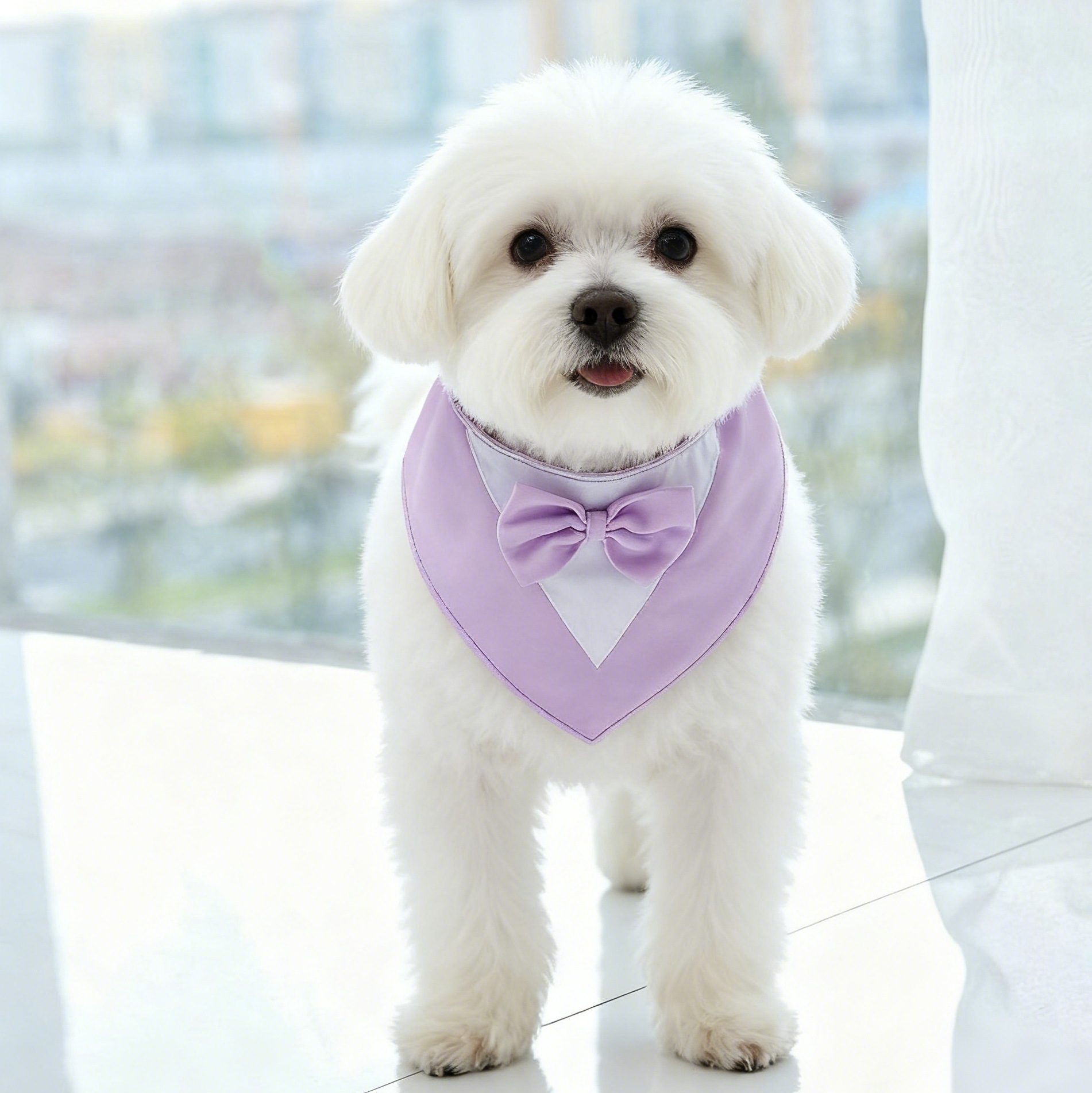 Transfronterizo nuevo traje de mascota triángulo toalla arco saliva toalla collar de mascota perro fabricante de ropa en stock