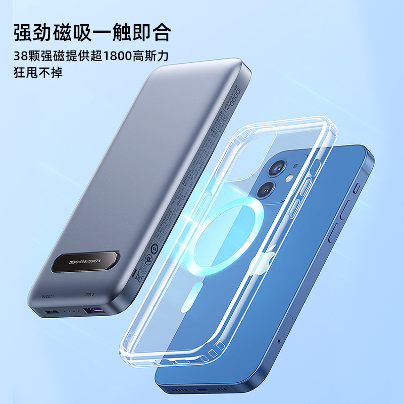 Aplicable a la cáscara protectora magnética transparente de la serie iPhone15 de la cáscara del teléfono móvil de Apple 15Pro MagSafe carga inalámbrica