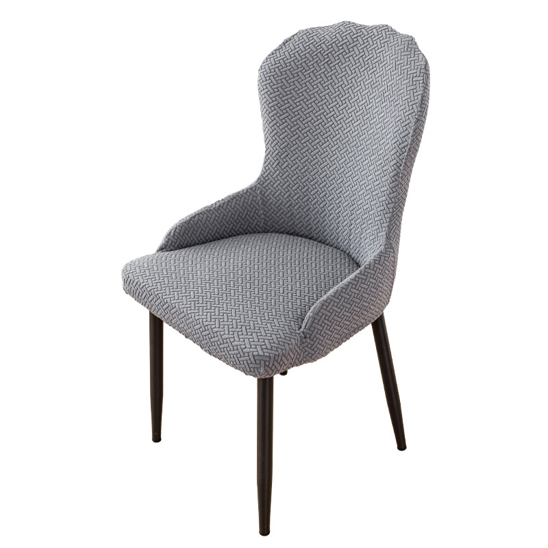 cubierta de asiento gruesa cubierta de asiento de mesa de comedor arco redondo reposabrazos cubierta de asiento respaldo integral cuatro estaciones cubierta de protector de taburetes universal