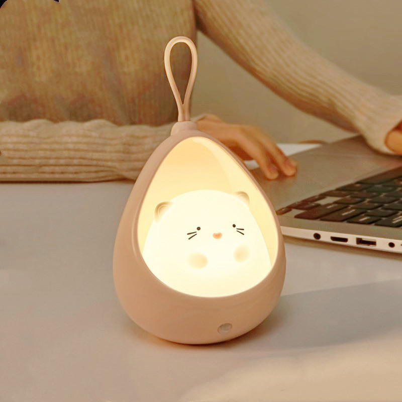 Xiaodou Family Induction Lamp: Smart LED Human Body-Sensing Night Light with USB for Cabinets, Hallways, Bedside Areas, and Wardrobes