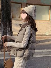 2025年秋季新款女士外穿棉马甲保暖背心冬季网红坎肩马夹外套