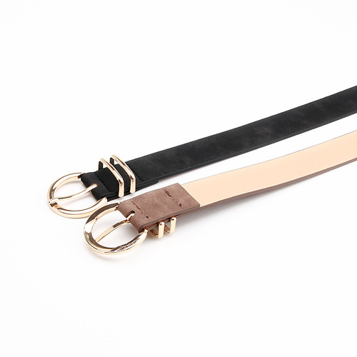 Fashion Boutique Sheep Pattern Women's Pin Buckle Belt Casual Versatile Jeans Belt Belt Women Wholesale