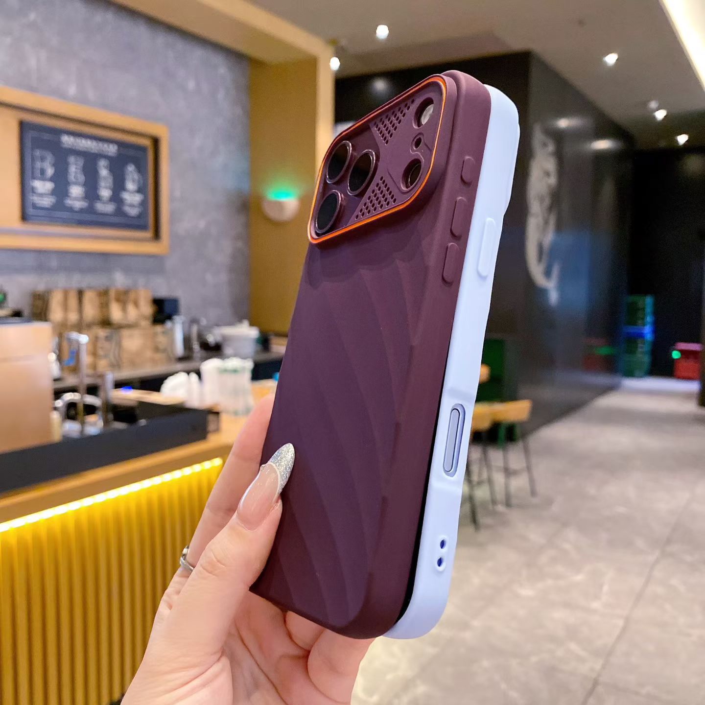 NEW新款S型镜框滴油l2   IP12/12PRO 17Promax/IP18PROMAX保护套
