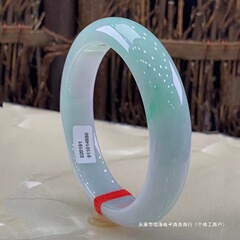 ビルマ翡翠ブレスレット、アイスサングリーンライトグリーン翡翠ブレスレット、正円翡翠ブレスレット、翡翠ブレスレット、翡翠ガールギフト