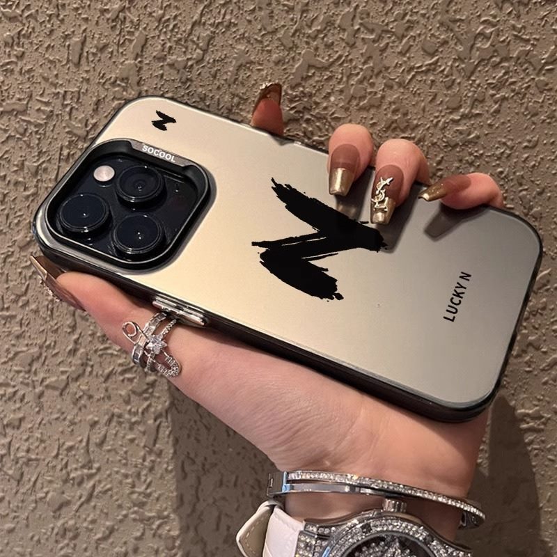 ラッキーアルファベットはアップル15携帯ケースiPhone14promax/13/12/11高級xs/xrのアイデアを適用する|undefined