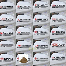 本田丰田大众别克汽车型号后视镜贴纸倒车镜拉花装饰改装专用车贴