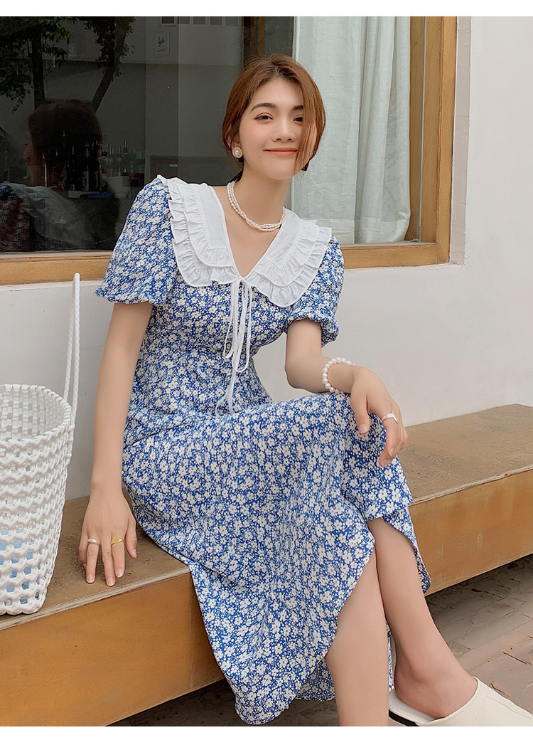 夏21新作着心地良い トレンド 花柄 オシャレ ワンピース Change U