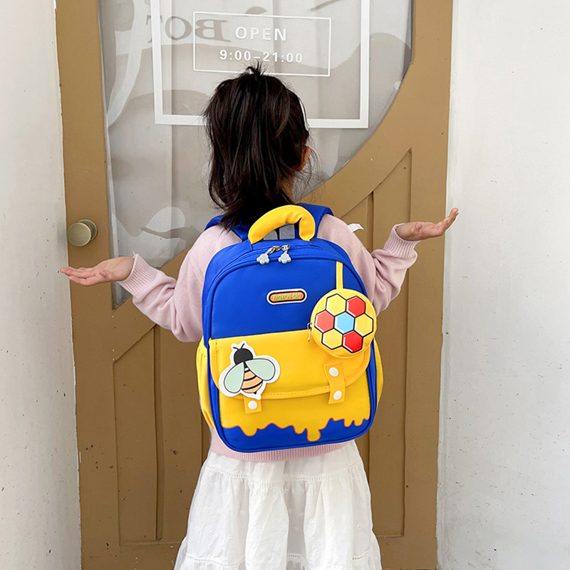 Bolsa de dibujos animados para niños, mochila transpirable para niños, mochila infantil para bebés lindos, mochila para niñas preescolares