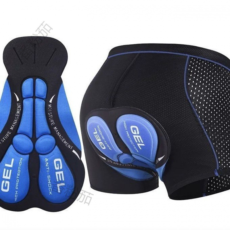 Men's Cycling Underwear with Thickened Silicone Padding, Quick-Dry Mountain Biking Shorts, Road Bike Shorts, All-Season Cycling Gear
