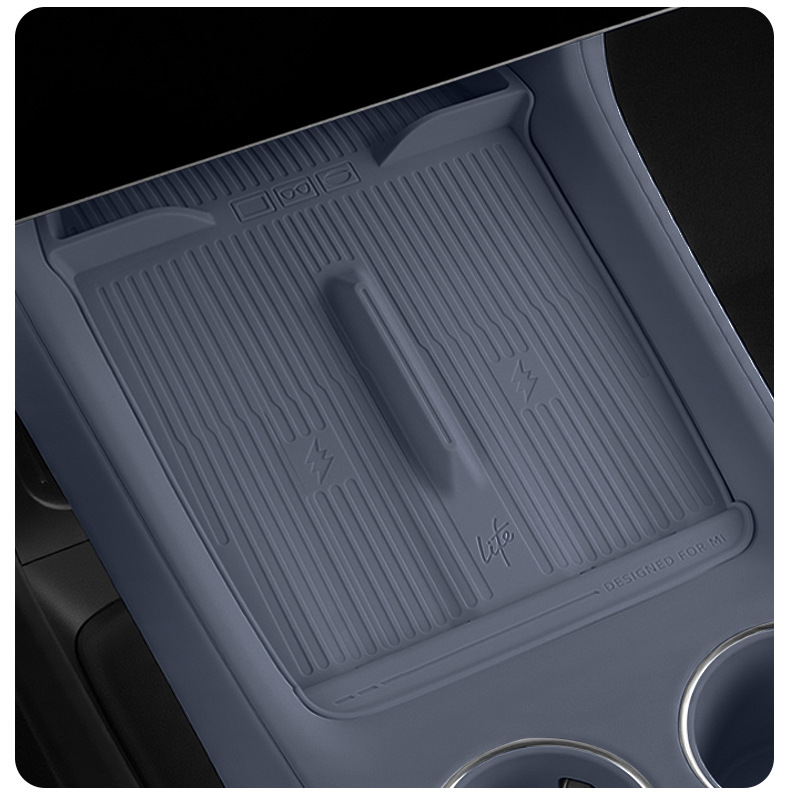 Suitable for Xiaomi Yu7 Central Control Water Coaster Wireless Charging Pad Car Central Control Anti-Slip Protective Cup Cover Storage Accessories