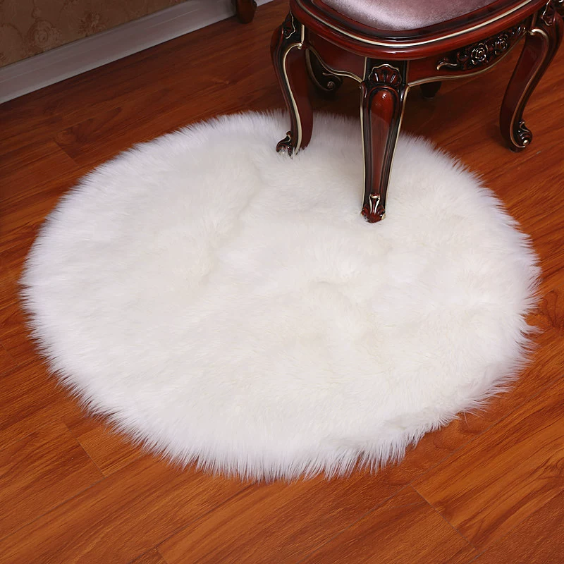 Round Modern Carpet, Simple Elegant Design, Multiple Colors, Diameters 30–180 cm