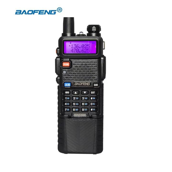 BAOFENG walkie-talkie UV-5R versión extendida verdadera 8W UV de alta potencia de doble segmento FM handstand al aire libre auto
