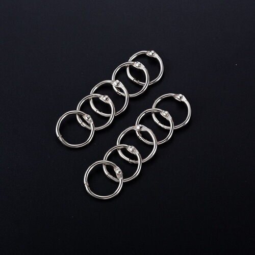 Book ring, loose-leaf ring, DIY binding ring, card ring, keychain ring, iron ring, iron ring, open ring, curtain hanging ring