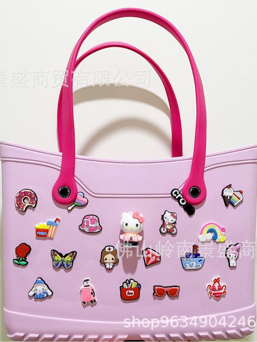 Bolso Tote de Playa con Agujeros de EVA, Diseño Ahuecado, para Playa y Viajes