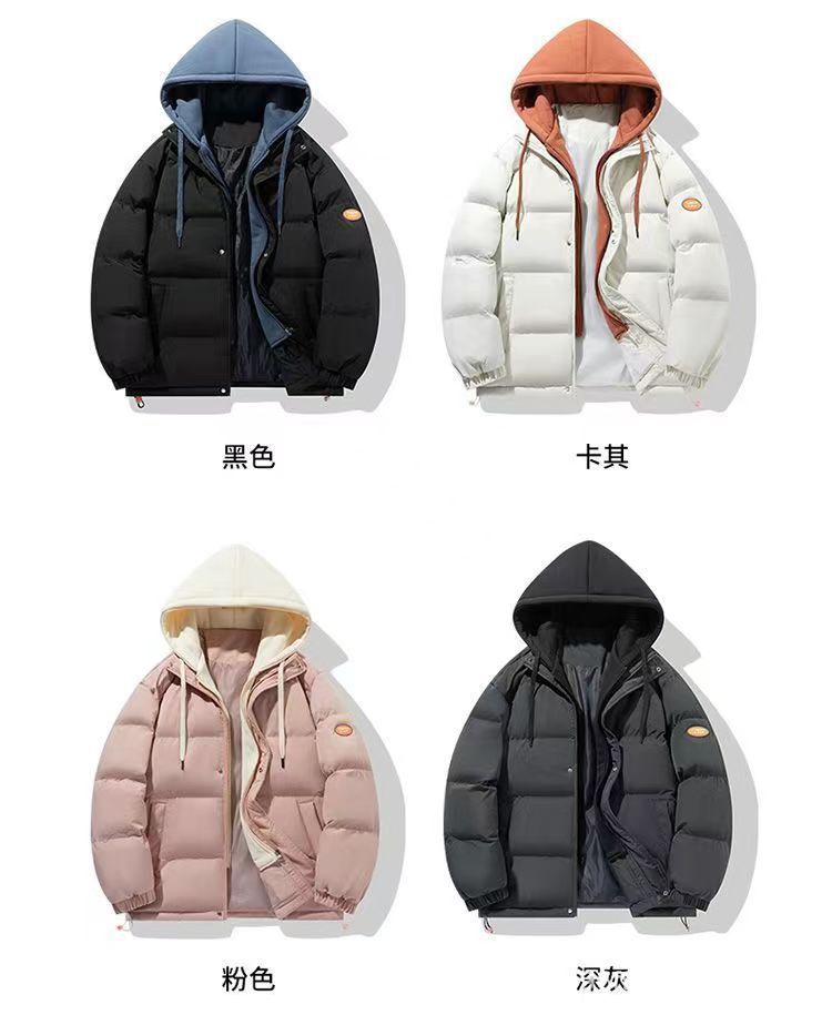 超厚防寒高中生羽绒服男士冬季国潮牌情侣装短款详情3