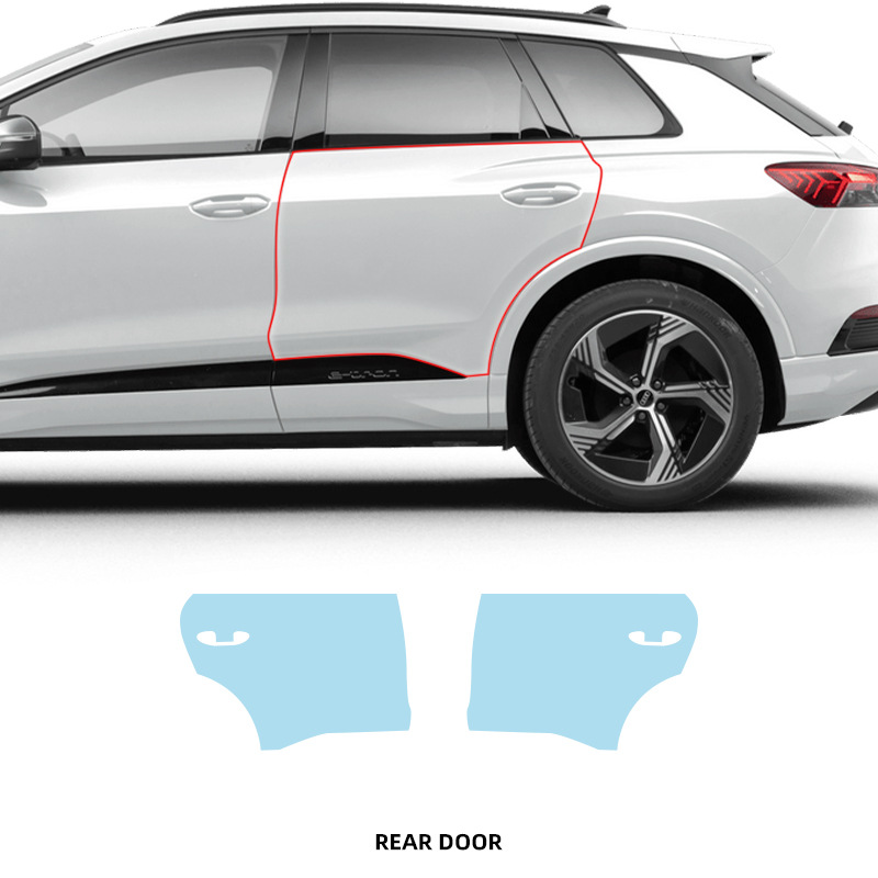 Audi Q4 e-tron máquina especial para cortar TPU invisibles ropa de automóvil película transparente para todo el automóvil pintura película protectora pre-corte