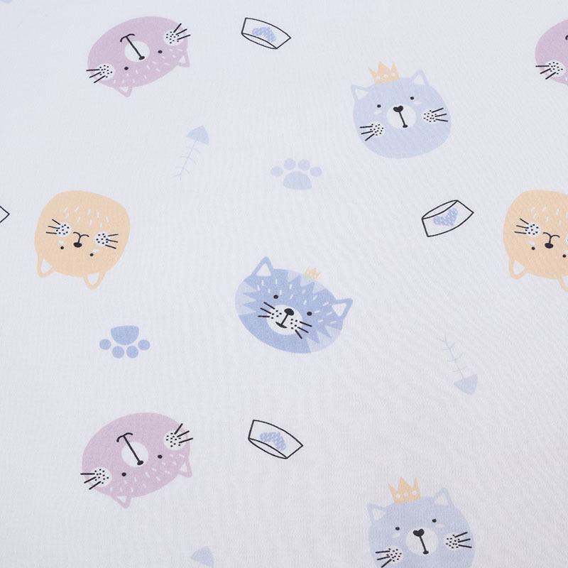 ニット綿綿綿毛布プリント赤ちゃん精櫛プリント枕カバー生地赤ちゃん下着tシャツニット生地|undefined