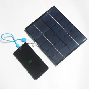 5.2W 6v solar panel charger solar mobile power mobile phone charging treasure 210*165mm
