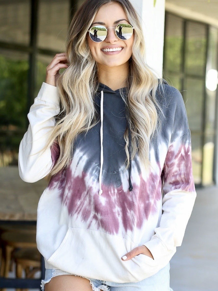 European and American cross-border new small sweatshirt 2024 spring and summer casual sweatshirt Sumaitong long-sleeved printed top for women