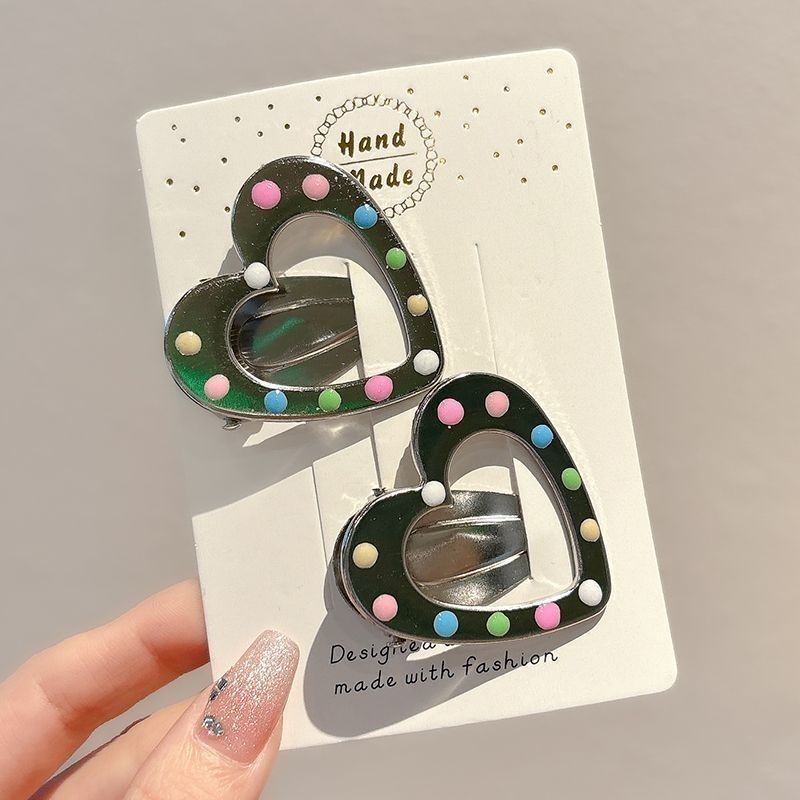 2025 nueva horquilla de dopamina de verano linda horquilla de flequillo de todo fósforo niña coreana pinza lateral accesorios para el cabello sombreros