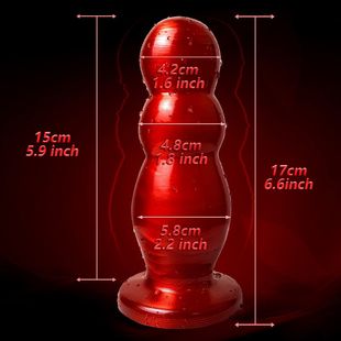New Anal Plug Men's and Women's Flirting Back Court Layer-by-Layer Masturbation Three Bead Couple Alternative Adult Sex Supplies
