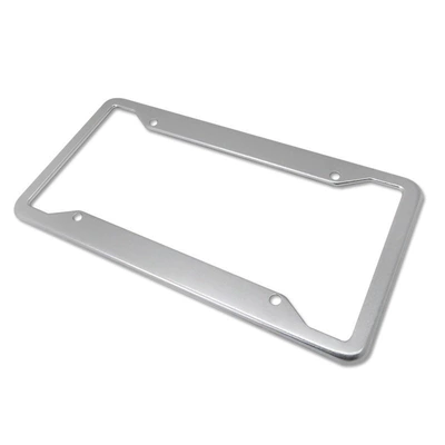 License plate holder/license plate holder, Stainless Steel American License Plate Frame - four-hole-stainless-steel-natural-color