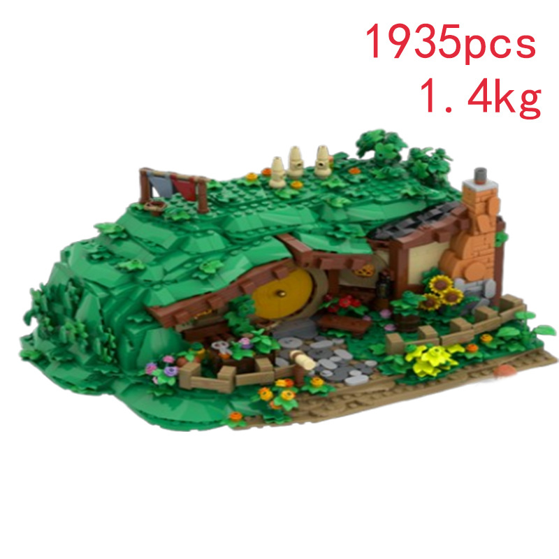 Modèle éducatif Château Vert (MOC-223703) - Jeu de construction à assembler en petites pièces - Produit transfrontalier à succès - En stock_voghion.com