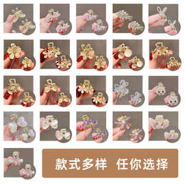 韩国可爱粉色星球发夹刘海夹少女星星发抓夹小号鲨鱼夹