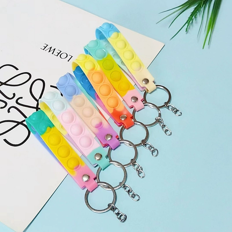 Trend keychain, bracelet PVC, accessory