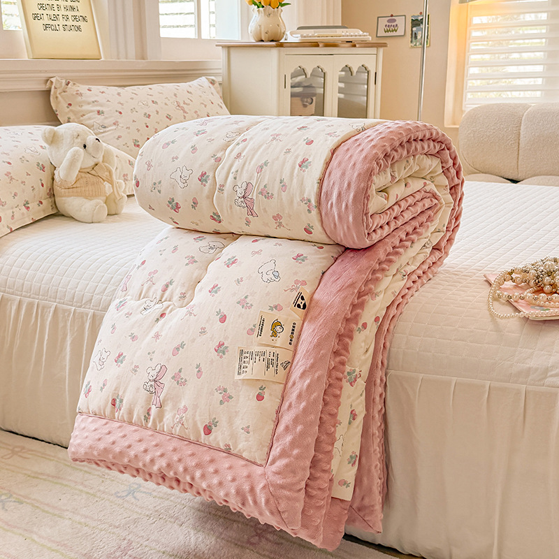 딸기 강아지 [A급 순면]★버전 B 비니 플리스]