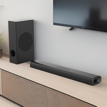 跨境100W家用回音壁条形电视音箱双声道家庭影院声霸无线低音炮