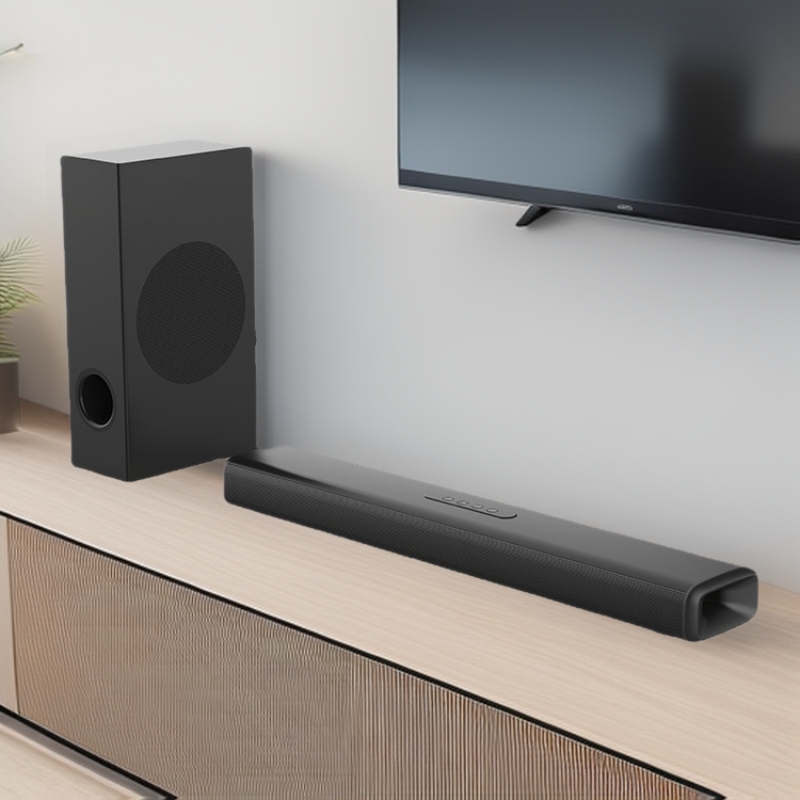 Cross-Border 100W Home Echo Wall Bar Tv Speaker Two-Channel Home Theater Sound Blaster Wireless Subwoofer