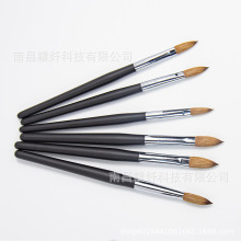 木杆貂毛笔kolinsky延长水晶甲水晶指甲工具刷貂毛笔美甲专用