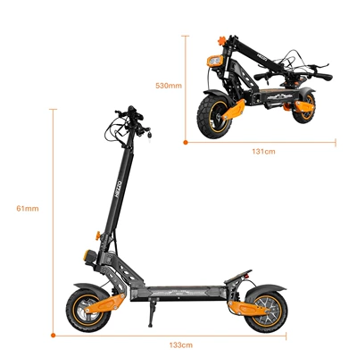 Qatlanan elektrik skuterlər: Single-Drive Electric Scooter