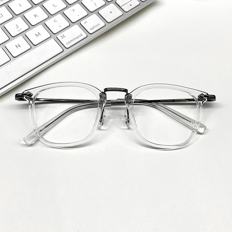 丹阳眼镜爆款GMS806日本手工大牌增泳眼镜框凯米U6防蓝光1.61树脂