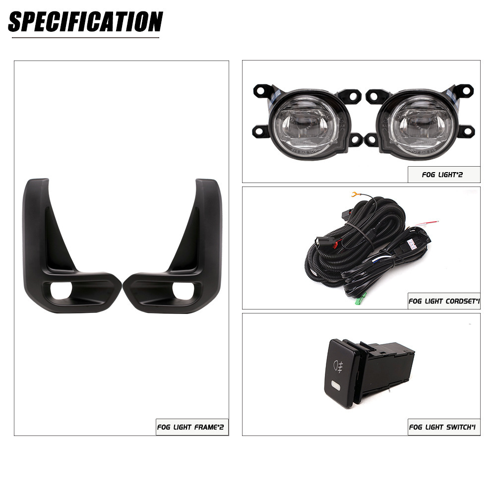 Aplicable a Toyota 20 / 21 nuevo Hercules REVO conjunto de luz de niebla frontal pickup luz de día luz de barra