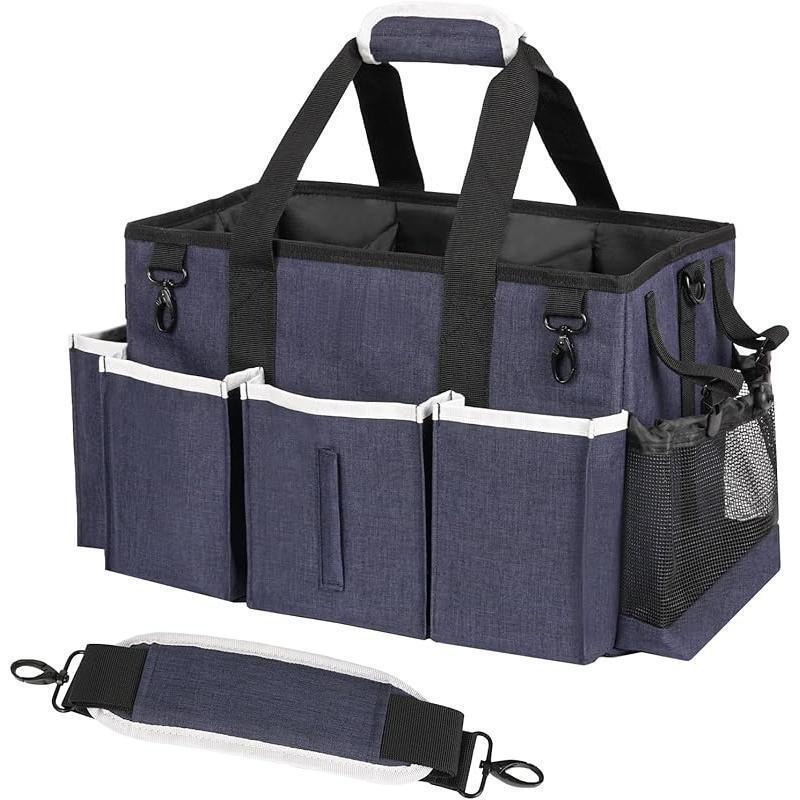 Wearable Cleaning Caddy Bag Supplies Organizer with Handle &|undefined