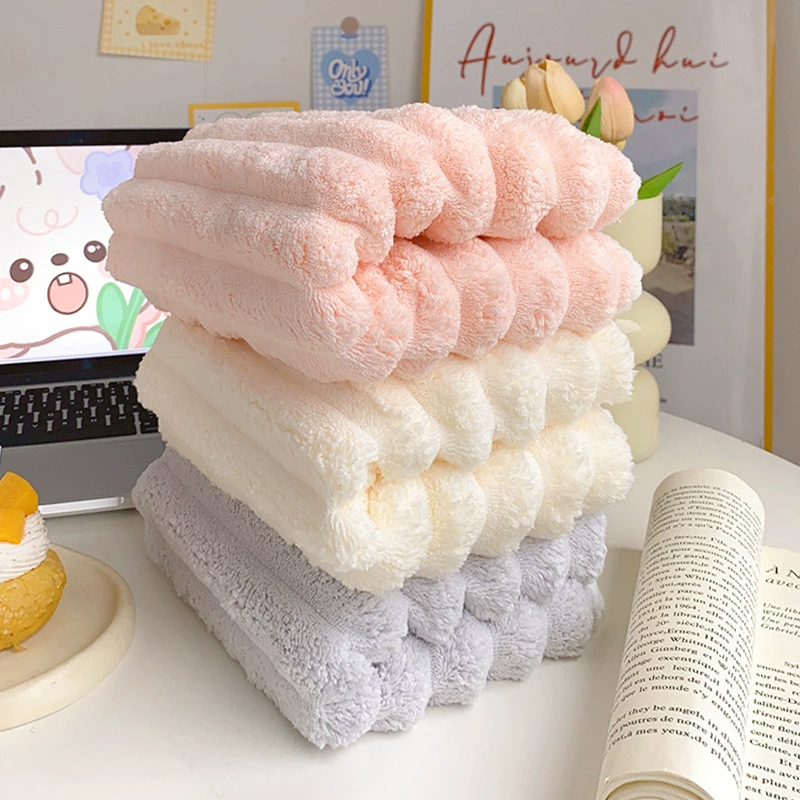 Конфеты вельветовое банное полотенце очень толстое Быстросохнущий без ворса коралловый флис более Впитывающее Новое Женское полотенце для сушки волос
