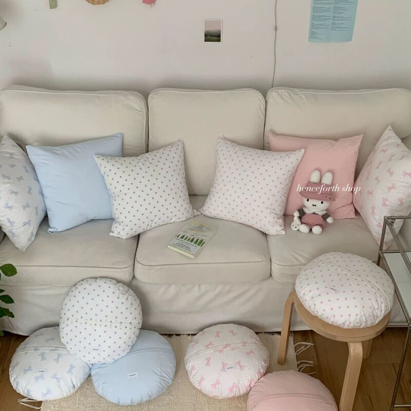 Korean-Style Ins-Style Throw Pillow, New Model, Self-Made, Multi-Color, Soft Square Pillowcase, Simple and Creative Home Decor Cushion Korean-Style Ins-Style Throw Pillow, New Model, Self-Made, Multi-Color, Soft Square Pillowcase, Simple and Creative Home Decor Cushion