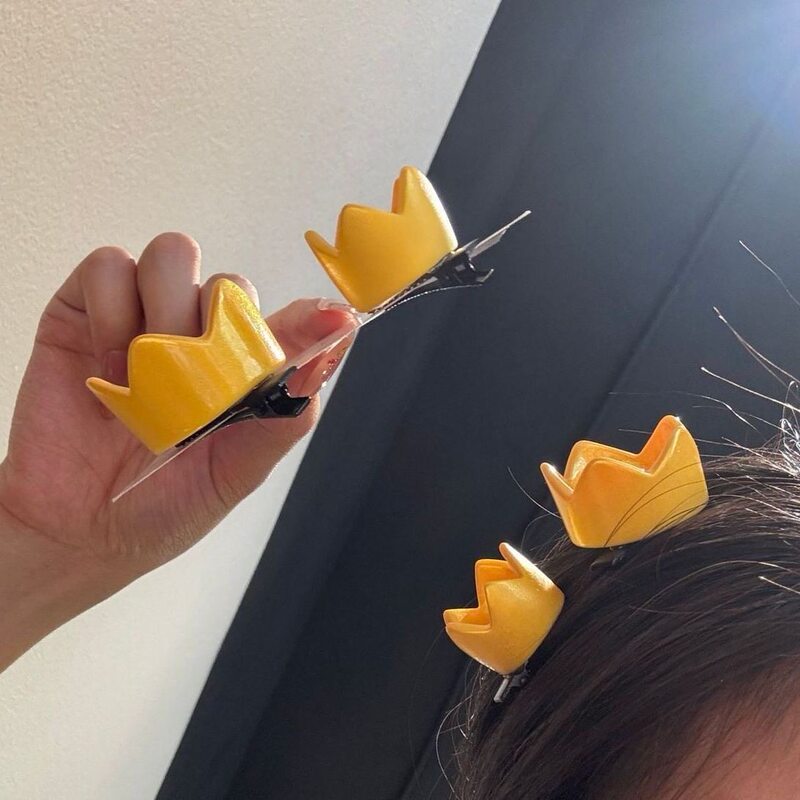 Cute little crown duckbill clip cosplay character prop accessory hairpin princess birthday prince crown hair clip Cute little crown duckbill clip cosplay character prop accessory hairpin princess birthday prince crown hair clip
