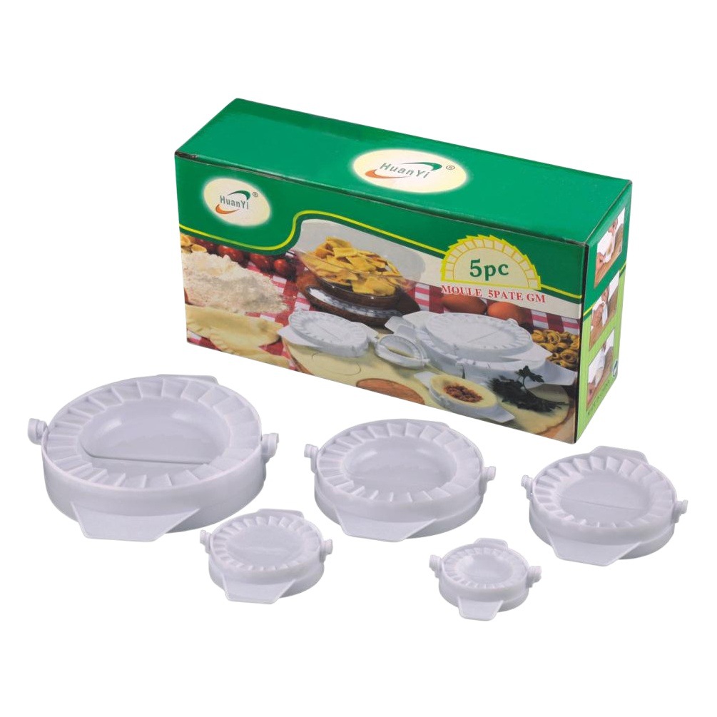 Cross-Border Foreign Trade Plastic Dumpling Mold Dumpling Maker Kitchen Manual Dumpling Tool Environmental Art Dumpling Skin Press