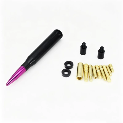 Universal car modification: vehicle antenna - purple