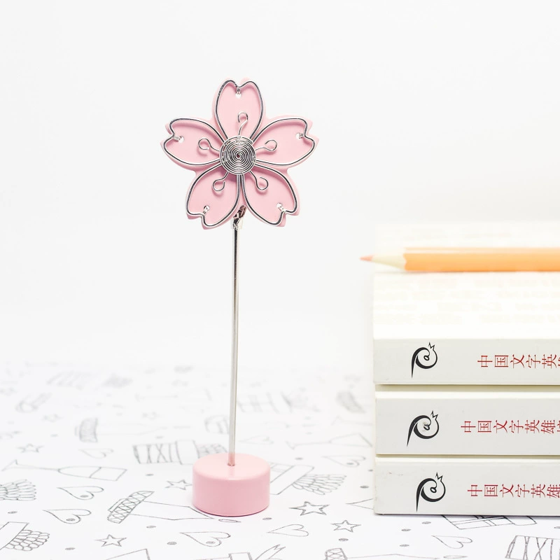 Cute blue colorful sticky note standing desk menu clip photo display clip graduation season photo clip
