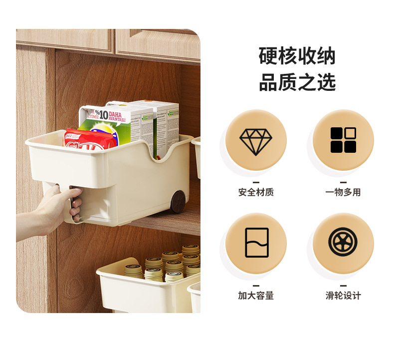 Çeşitli Eşya Saklama Kutusu Dolap Saklama Kulplu Mutfak Yüksek Asılı Dolap Üst Dolap Saklama Kutusu Masa Üstü Depolama Düzenlemeli Kutu