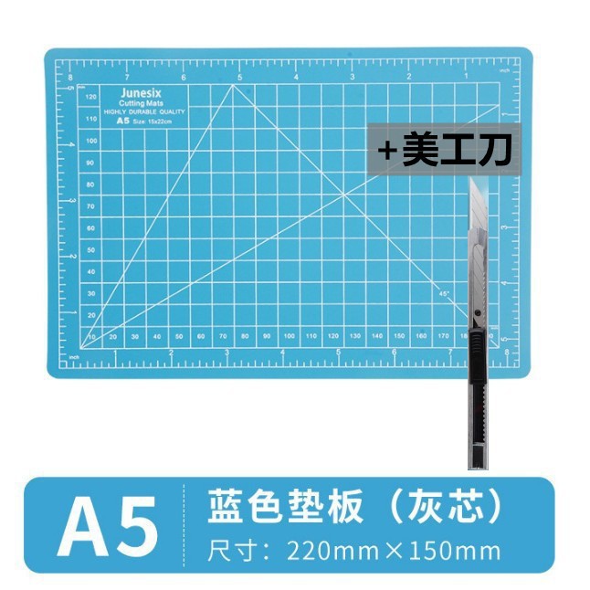 Tapis de découpe A5 + couteau utilitaire